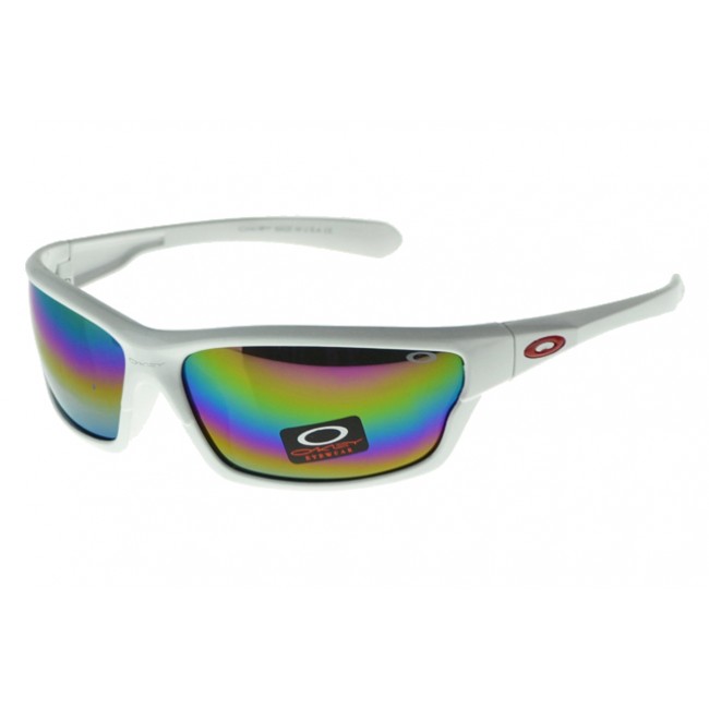 Oakley Asian Fit Sunglasses White Frame Colored Lens Amazing Selection