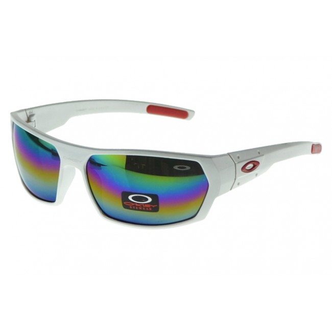 Oakley Asian Fit Sunglasses White Frame Colored Lens Store High Quality