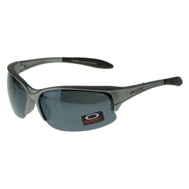 Oakley Asian Fit Sunglasses Gray Frame Black Lens Newest Collection