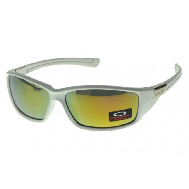 Oakley Asian Fit Sunglasses White Frame Yellow Lens Outlets US Original