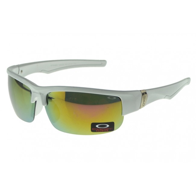 Oakley Asian Fit Sunglasses White Frame Yellow Lens High Quality Guarantee