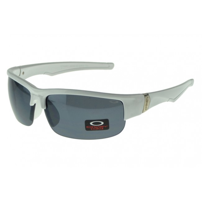 Oakley Asian Fit Sunglasses White Frame Gray Lens Italy