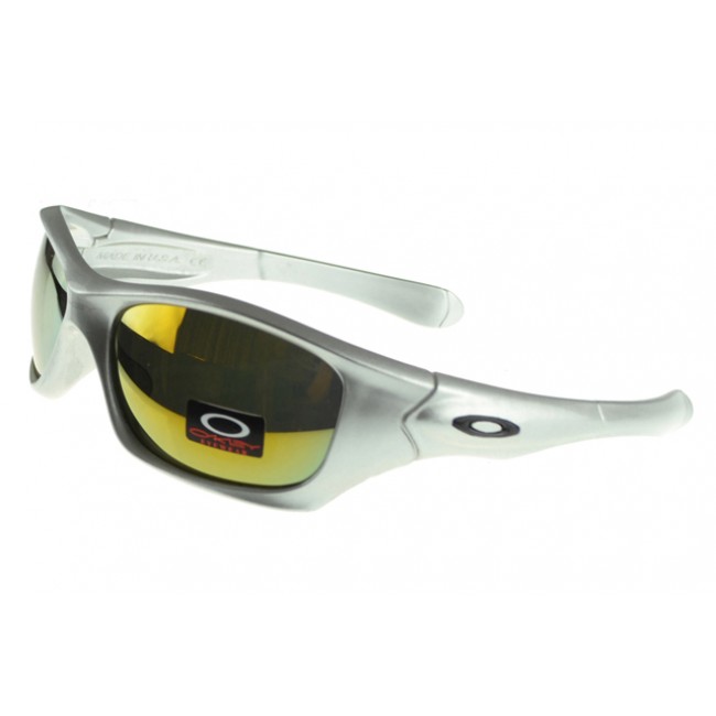 Oakley Asian Fit Sunglasses White Frame Yellow Lens Designer