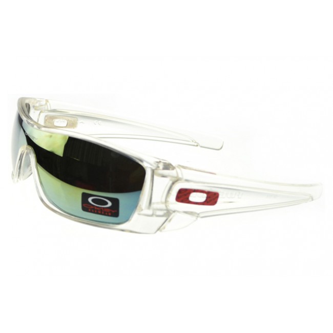 Oakley Batwolf Sunglasses White Frame Colored Lens Cool Black
