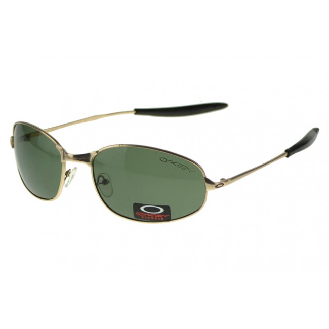 Oakley EK Signature Sunglasses Gold Frame Gray Lens Website Fashion