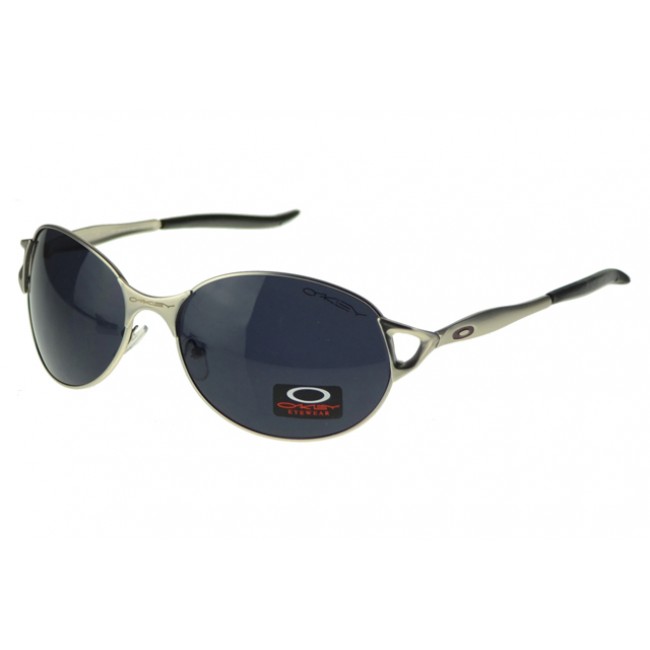 Oakley EK Signature Sunglasses Silver Frame Black Lens Affordable Price