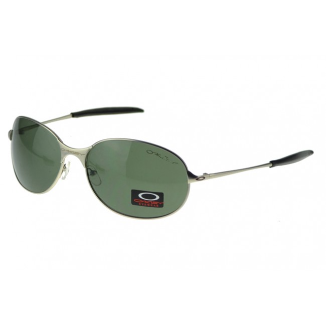 Oakley EK Signature Sunglasses Silver Frame Gray Lens Best Pirce
