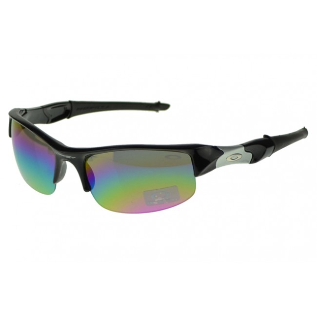 Oakley Flak Jacket Sunglasses Black Frame Green Lens US Latests