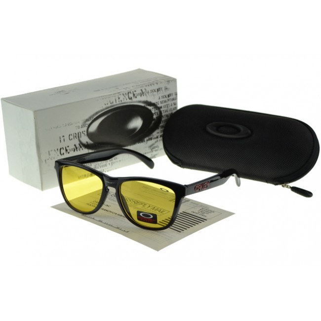 Oakley Frogskin Sunglasses black Frame yellow Lens Clothes Shop Online
