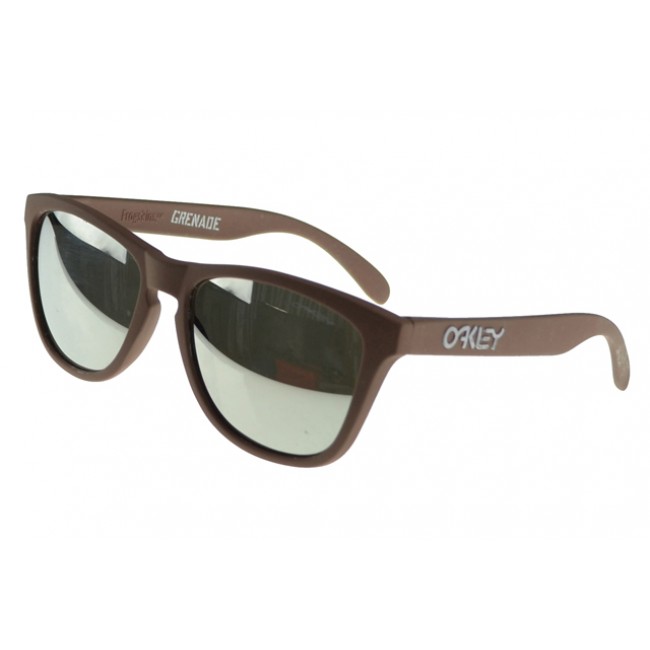 Oakley Frogskin Sunglasses Brown Frame Black Lens US original