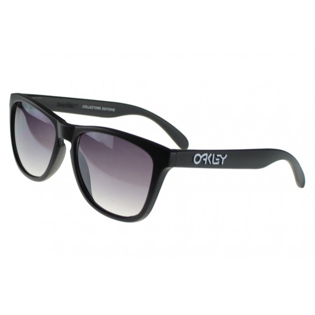 Oakley Frogskin Sunglasses Black Frame Purple Lens UK Online