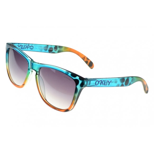 Oakley Frogskin Sunglasses Blue Frame Purple Lens Official Website Cheapest