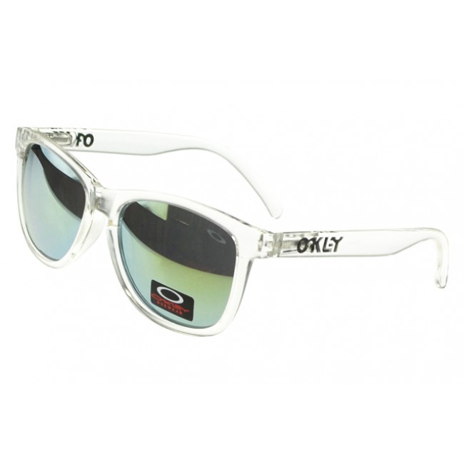 Oakley Frogskin Sunglasses White Frame Black Lens Authentic