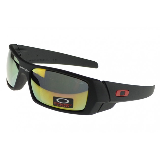 Oakley Gascan Sunglasses Black Frame Gold Lens New York On Sale