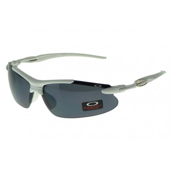 Oakley Half Jacket Sunglasses Silver Frame Gray Lens Online Sale