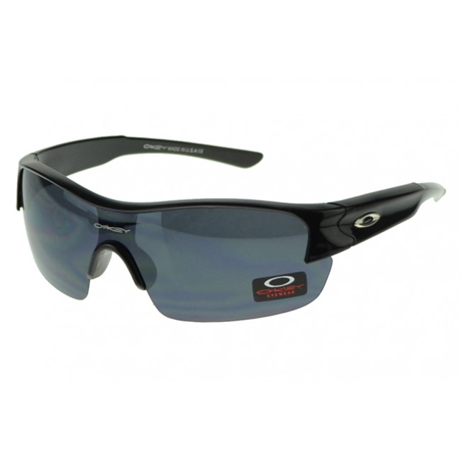 Oakley Half Straight Jaquetas Sunglasses Black Frame Gray Lens Lowest Price Online