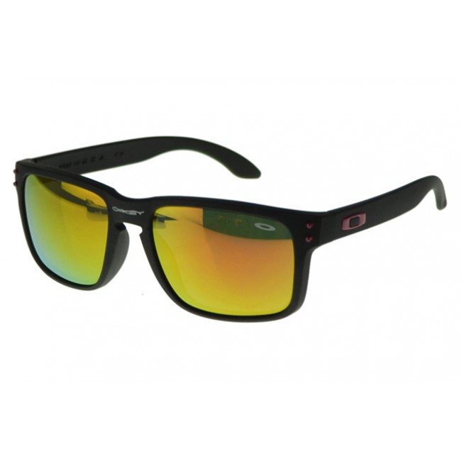 Oakley Holbrook Sunglasses Black Frame Yellow Lens Quality And Quantity