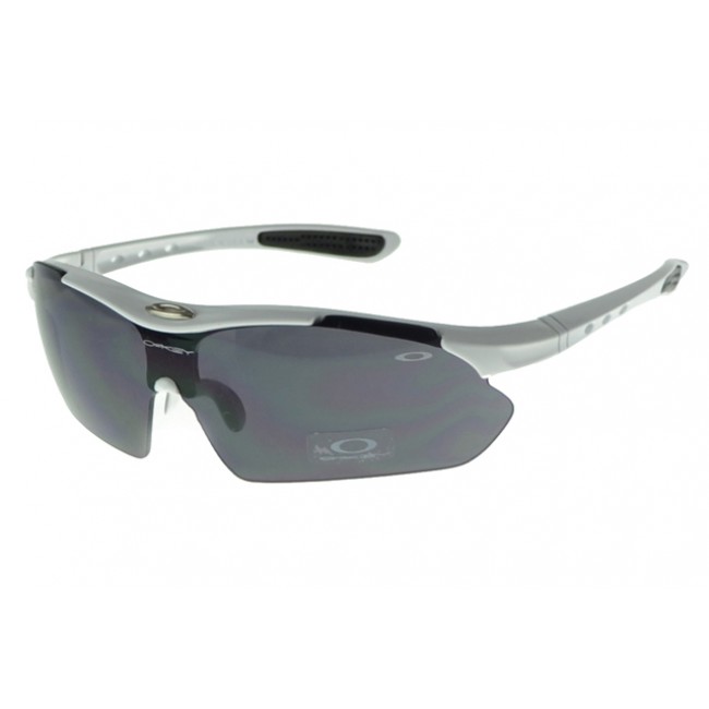 Oakley M Frame Sunglasses White Frame Gray Lens Wholesale Price