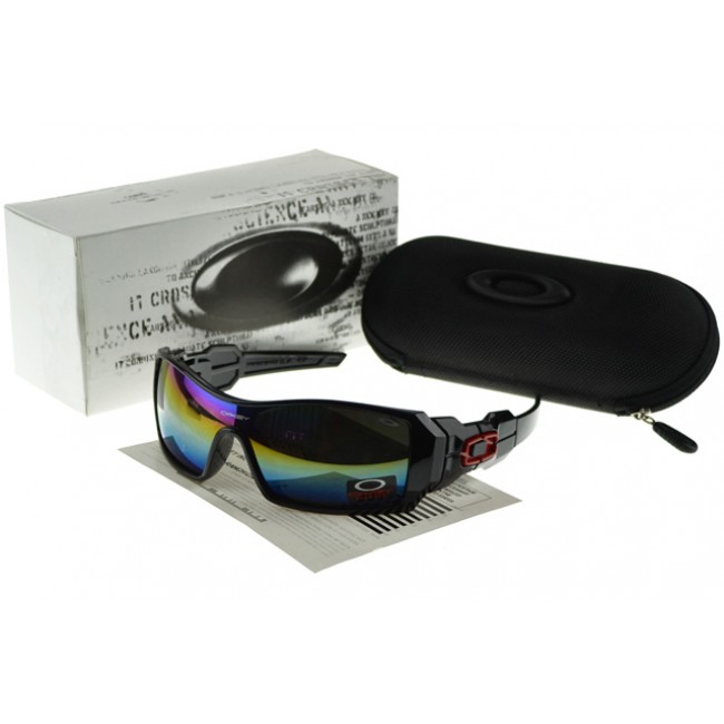 Oakley Oil Rig Sunglasses black Frame multicolor Lens Competitive Price