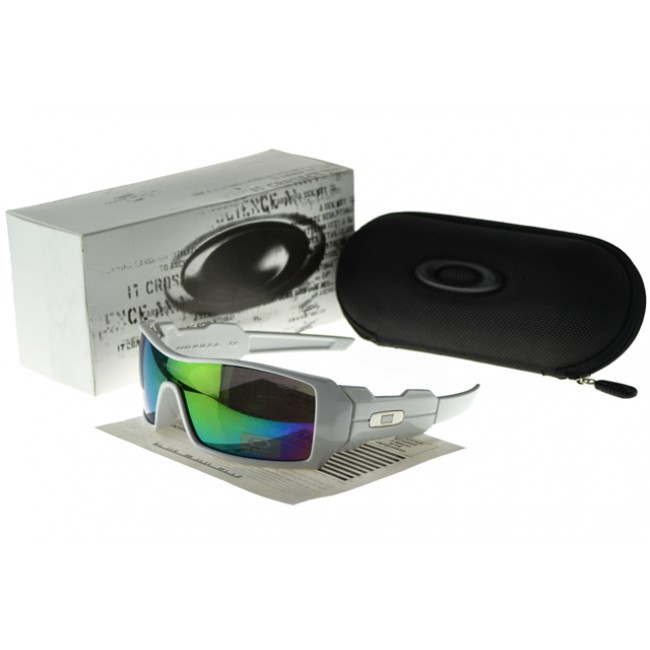 Oakley Oil Rig Sunglasses white Frame multicolor Lens Worldwide Sale