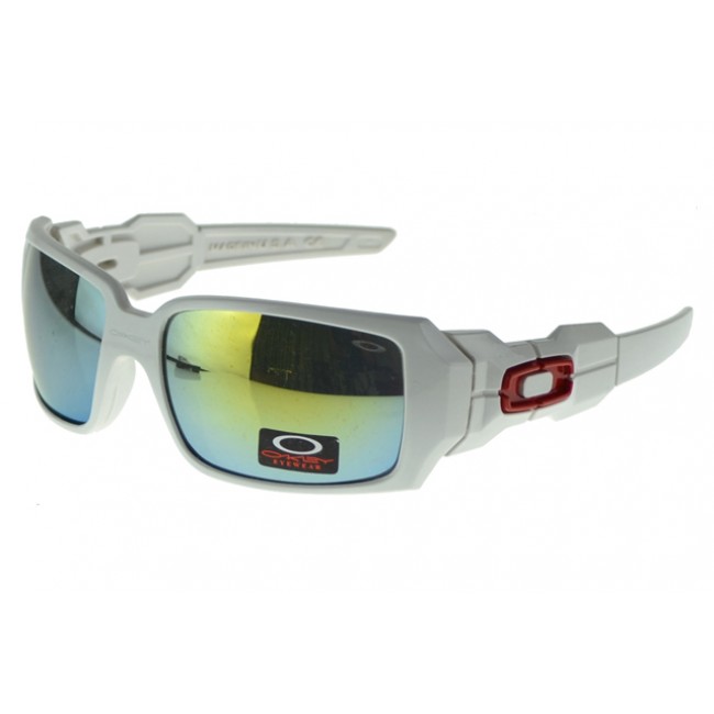 Oakley Oil Rig Sunglasses White Frame Colored Lens Street Style