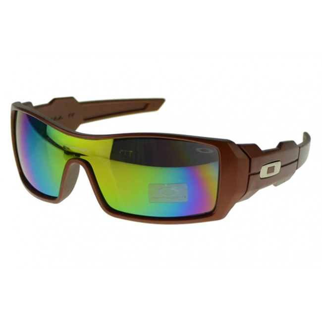 Oakley Oil Rig Sunglasses Brown Frame Colored Lens Saletimeless