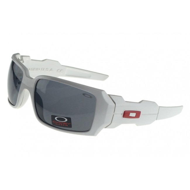 Oakley Oil Rig Sunglasses White Frame Gray Lens Attractive Design