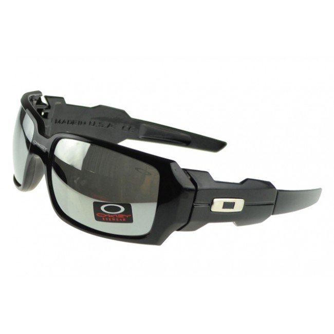 Oakley Oil Rig Sunglasses Black Frame Silver Lens Top Brands