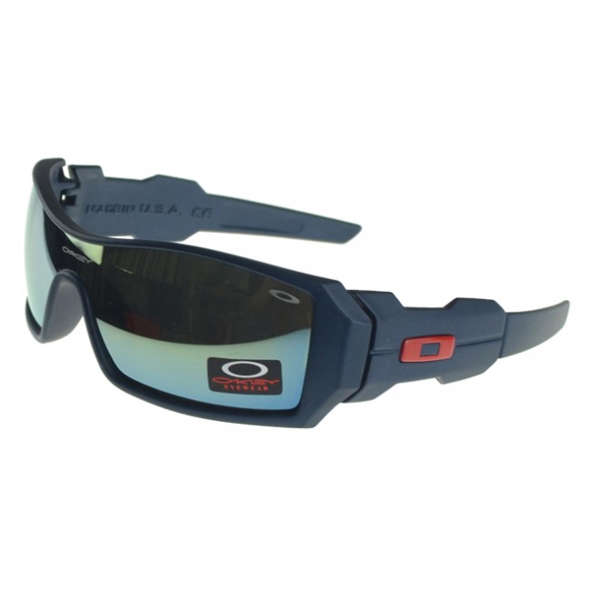 Oakley Oil Rig Sunglasses Blue Frame Colored Lens Open Store