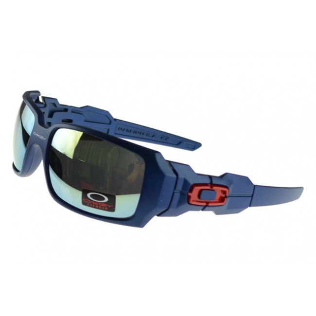 Oakley Oil Rig Sunglasses Blue Frame Colored Lens Save Off