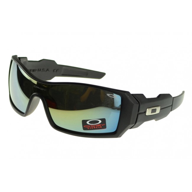 Oakley Oil Rig Sunglasses Black Frame Colored Lens Recognized Brands