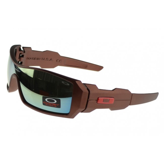 Oakley Oil Rig Sunglasses Brown Frame Colored Lens Shop Fashion
