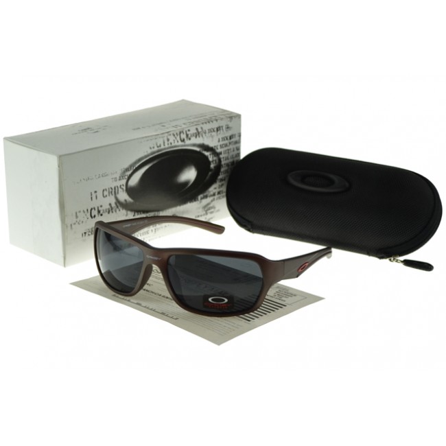 Oakley Polarized Sunglasses brown Frame blue Lens Size Large