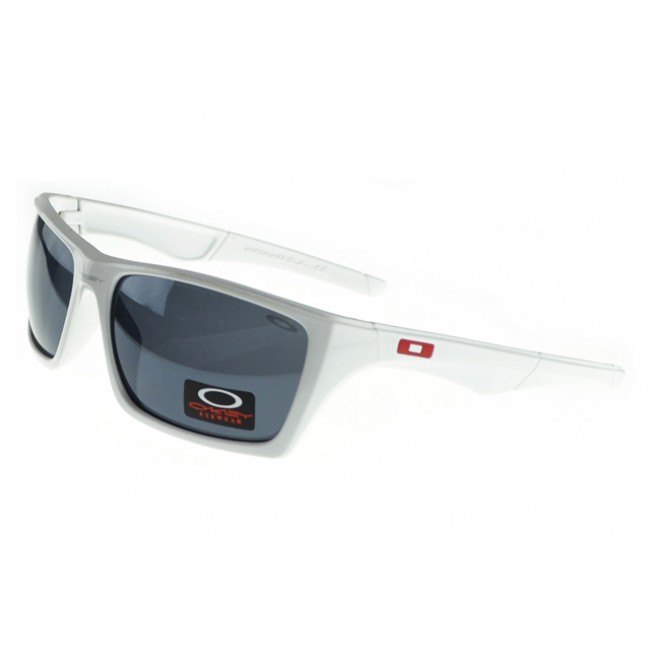 Oakley Polarized Sunglasses White Frame Gray Lens Top Brand