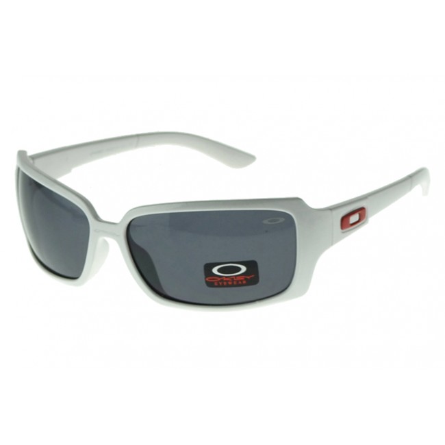Oakley Polarized Sunglasses White Frame Gray Lens Recognized Brands