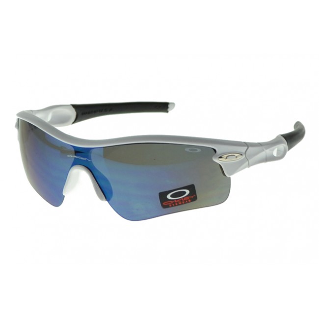 Oakley Radar Range Sunglasses White Frame Blue Lens Official UK