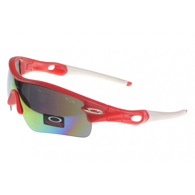 Oakley Radar Range Sunglasses Red Frame Colored Lens Discount Outlet