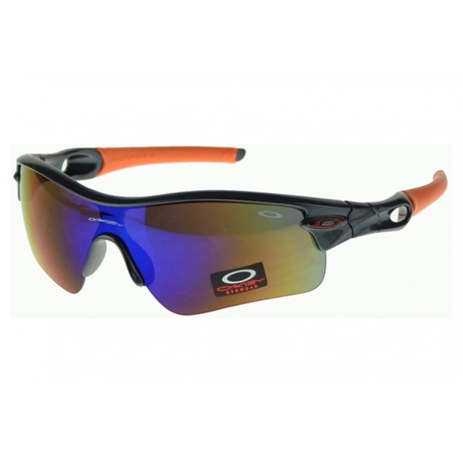 Oakley Radar Range Sunglasses Black Frame Purple Lens Street Style