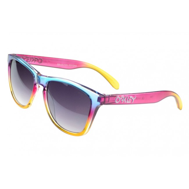 Oakley Frogskin Sunglasses pink Frame purple Lens London Online