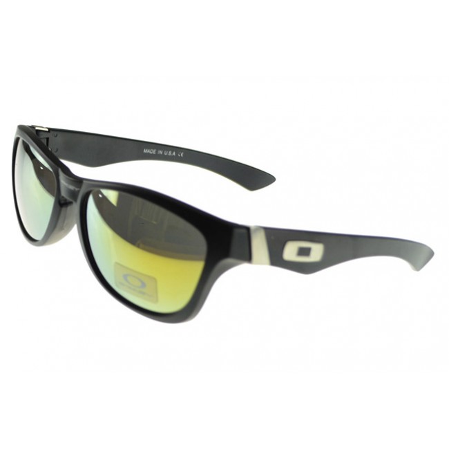 Oakley Frogskin Sunglasses black Frame yellow Lens Most Fashion Designs