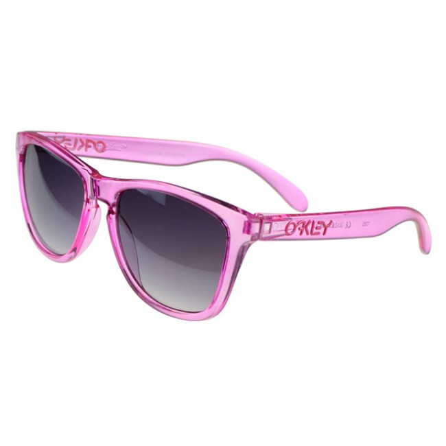 Oakley Frogskin Sunglasses pink Frame purple Lens Top Designer Collections