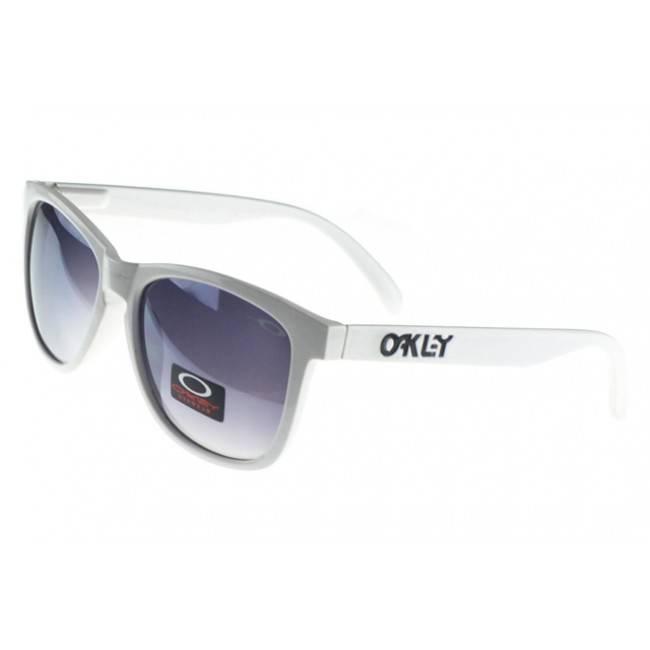 Oakley Frogskin Sunglasses white Frame purple Lens Fashion Shop Online