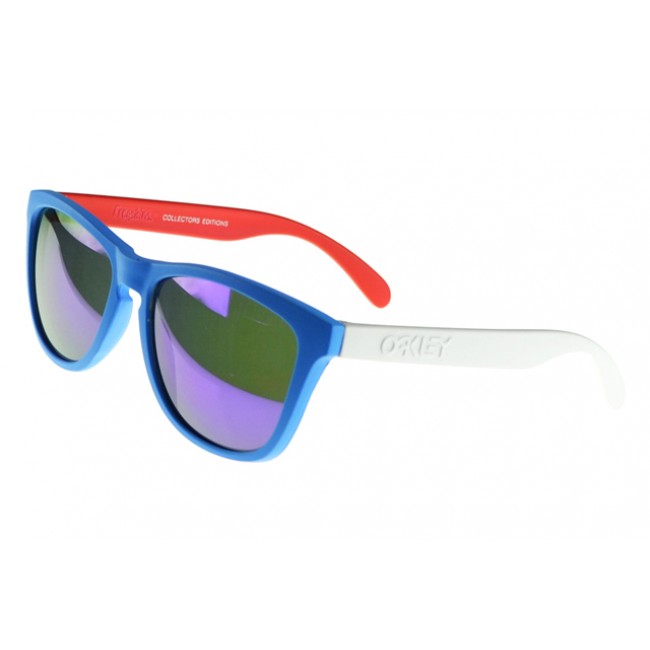 Oakley Frogskin Sunglasses red blue Frame purple Lens