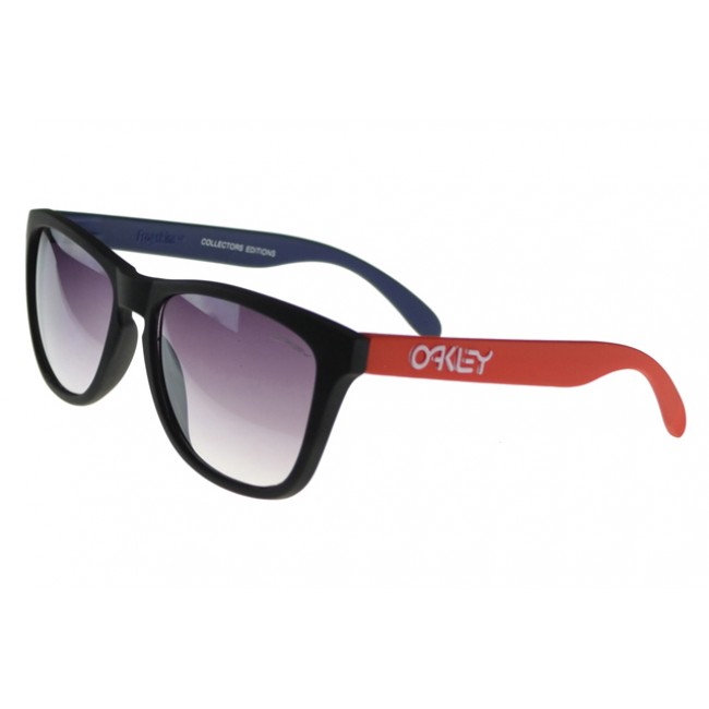 Oakley Frogskin Sunglasses red black Frame purple Lens