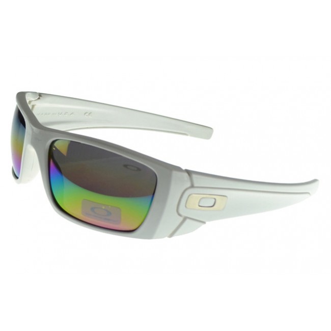 Oakley Fuel Cell Sunglasses white Frame multicolor Lens Street Fashion
