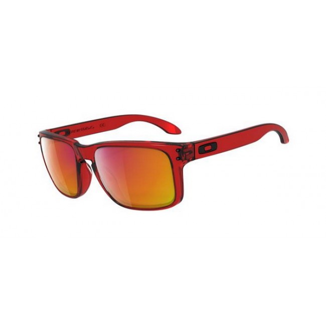 Oakley Holbrook Crystal Red Ruby Iridium Sunglasses