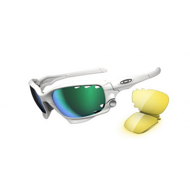 Oakley Jawbone Polished White Jade Iridium Vented Yellow Sunglasses