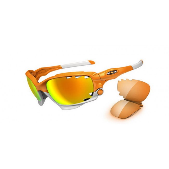 Oakley Jawbone Atomic Orange Fire Iridium Vented Persimmon Sunglasses