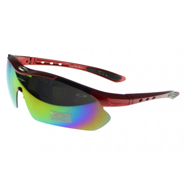 Oakley M Frame Sunglasses red Frame multicolor Lens Ireland