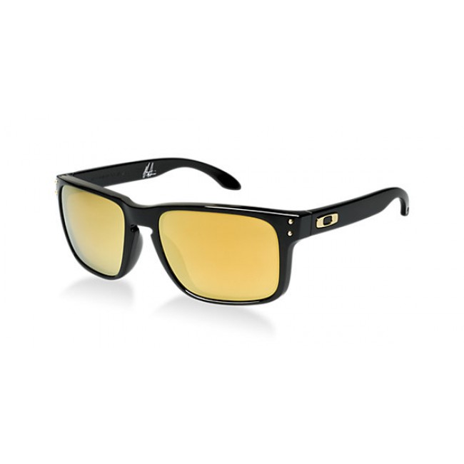 Oakley OO9102 HOLBROOK Black/Gold Sunglasses